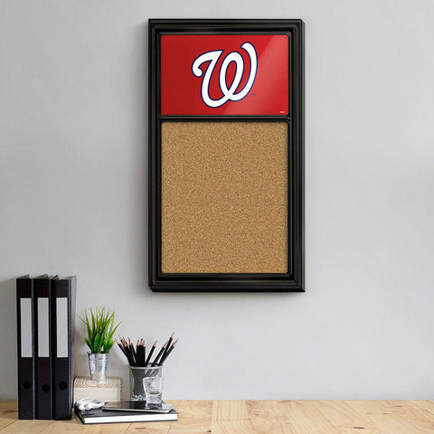 Washington Nationals: Logo - Cork Note Board - The Fan-Brand