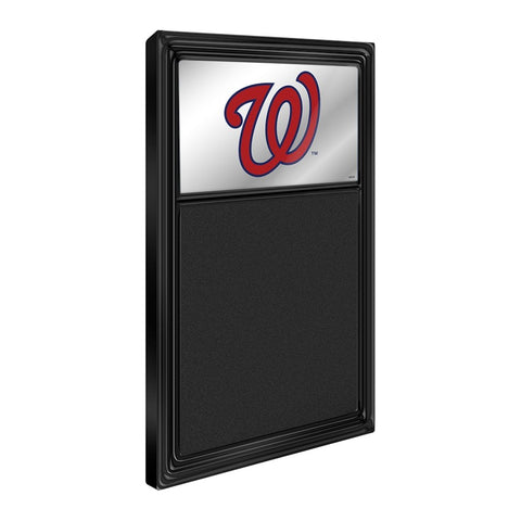 Washington Nationals: Logo - Mirrored Chalk Note Board - The Fan-Brand