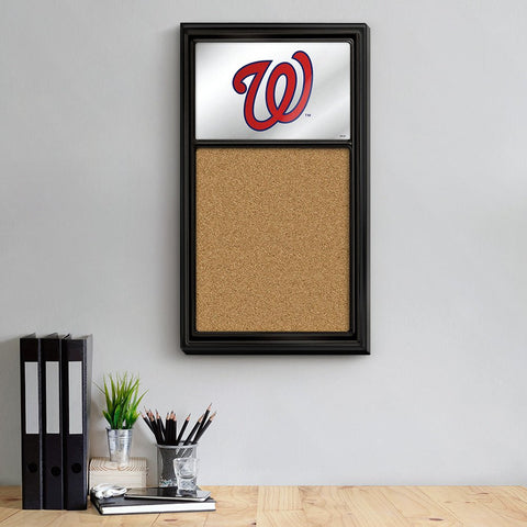 Washington Nationals: Logo - Mirrored Dry Erase Note Board - The Fan-Brand