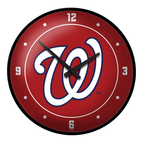 Washington Nationals: Logo - Modern Disc Wall Clock - The Fan-Brand