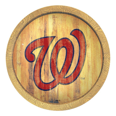 Washington Nationals: Logo - Weathered 