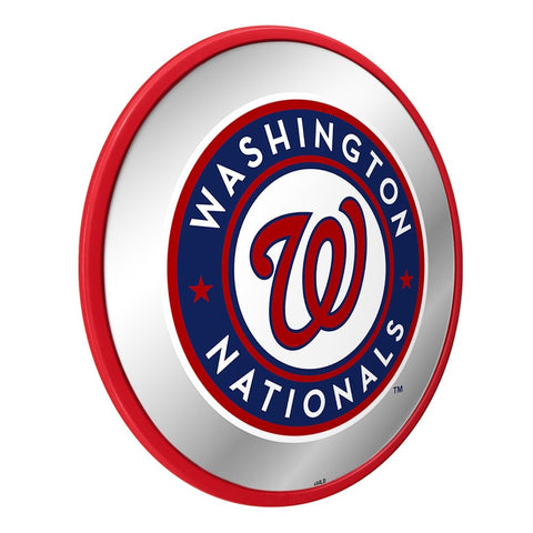 Washington Nationals: Modern Disc Mirrored Wall Sign - The Fan-Brand