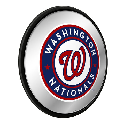 Washington Nationals: Modern Disc Mirrored Wall Sign - The Fan-Brand