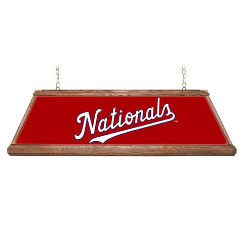 Washington Nationals: Premium Wood Pool Table Light - The Fan-Brand