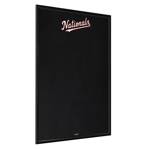 Washington Nationals: Wordmark - Framed Chalkboard - The Fan-Brand