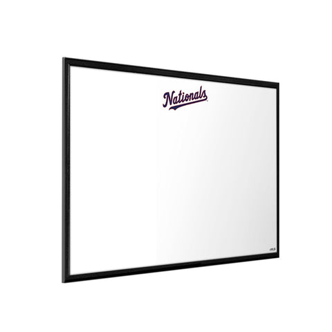 Washington Nationals: Wordmark - Framed Dry Erase Wall Sign - The Fan-Brand