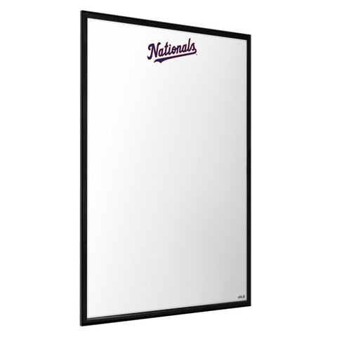 Washington Nationals: Wordmark - Framed Dry Erase Wall Sign - The Fan-Brand