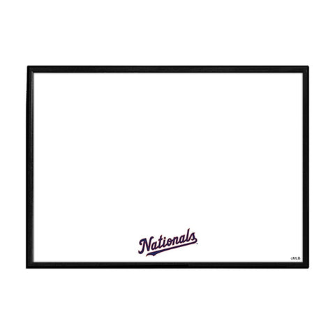 Washington Nationals: Wordmark - Framed Dry Erase Wall Sign - The Fan-Brand