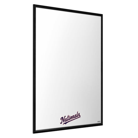 Washington Nationals: Wordmark - Framed Dry Erase Wall Sign - The Fan-Brand