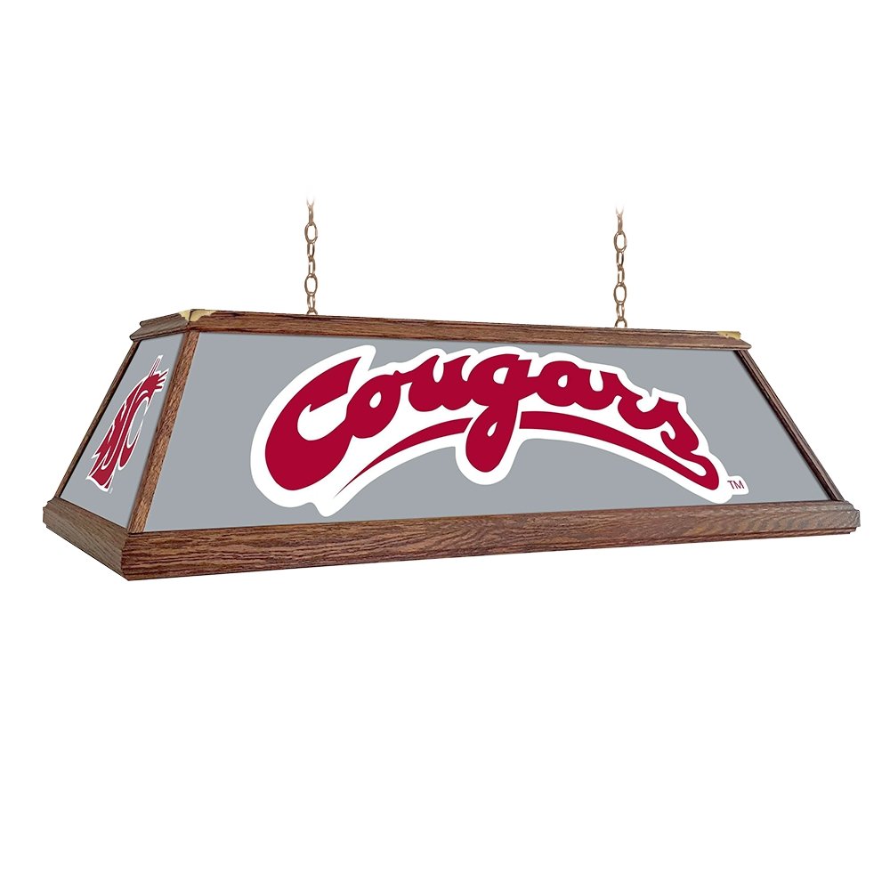 Washington State Cougars: Premium Wood Pool Table Light - The Fan-Brand