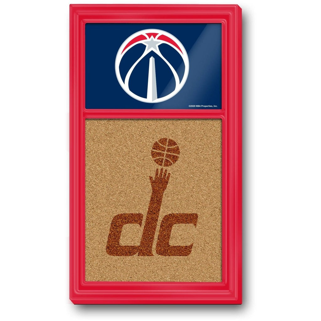 Washington Wizards: Dual Logo - Cork Note Board - The Fan-Brand