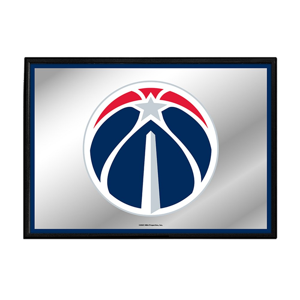 Washington Wizards: Framed Mirrored Wall Sign - The Fan-Brand
