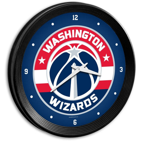 Washington Wizards: Ribbed Frame Wall Clock - The Fan-Brand