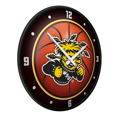 Wichita State Shockers: Basketball - Modern Disc Wall Clock - The Fan-Brand