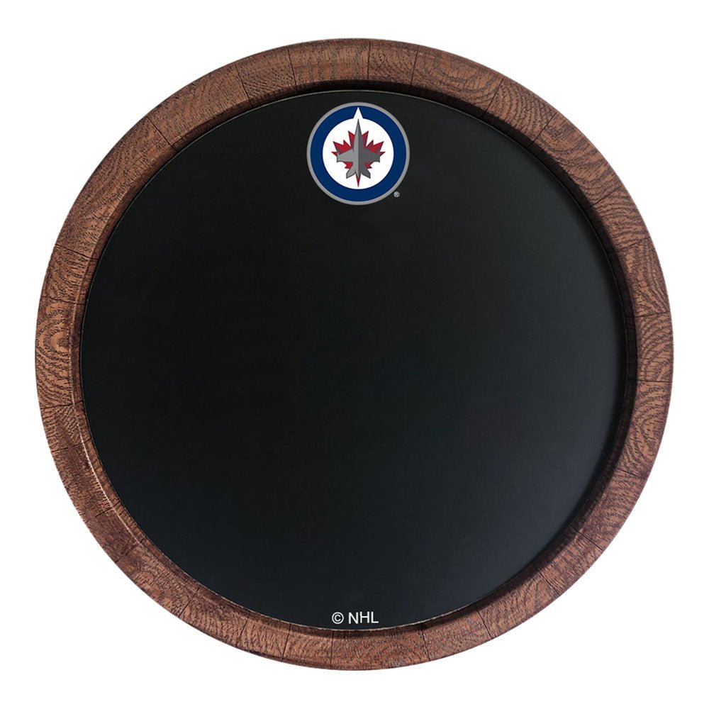 Winnipeg Jets: Barrel Top Chalkboard Sign - The Fan-Brand
