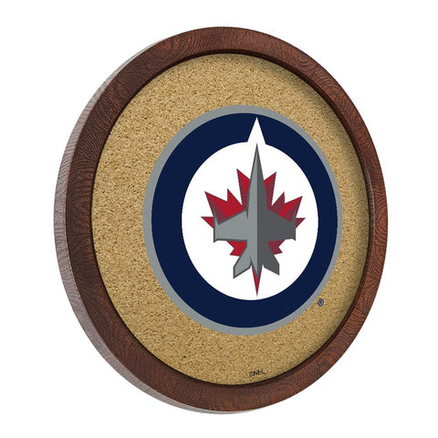 Winnipeg Jets: Barrel Top Cork Note Board - The Fan-Brand