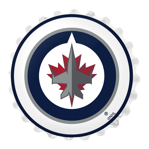 Winnipeg Jets: Bottle Cap Wall Light - The Fan-Brand