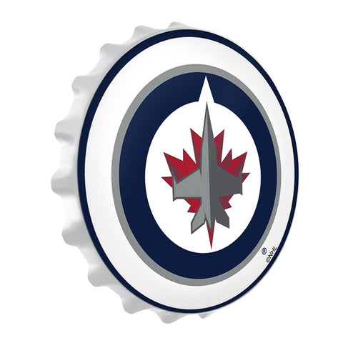 Winnipeg Jets: Bottle Cap Wall Light - The Fan-Brand
