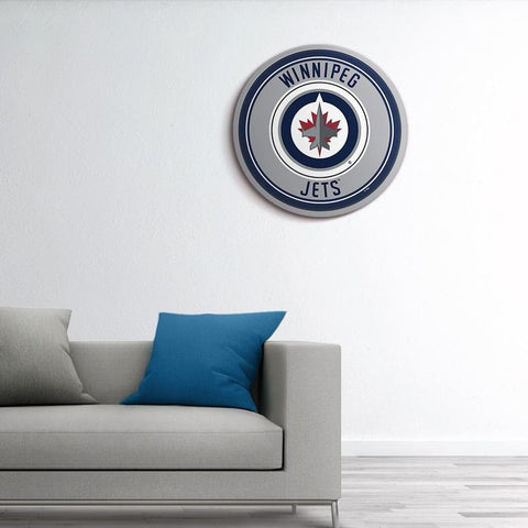 Winnipeg Jets: Modern Disc Wall Sign - The Fan-Brand