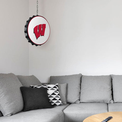 Wisconsin Badgers: Bottle Cap Dangler - The Fan-Brand