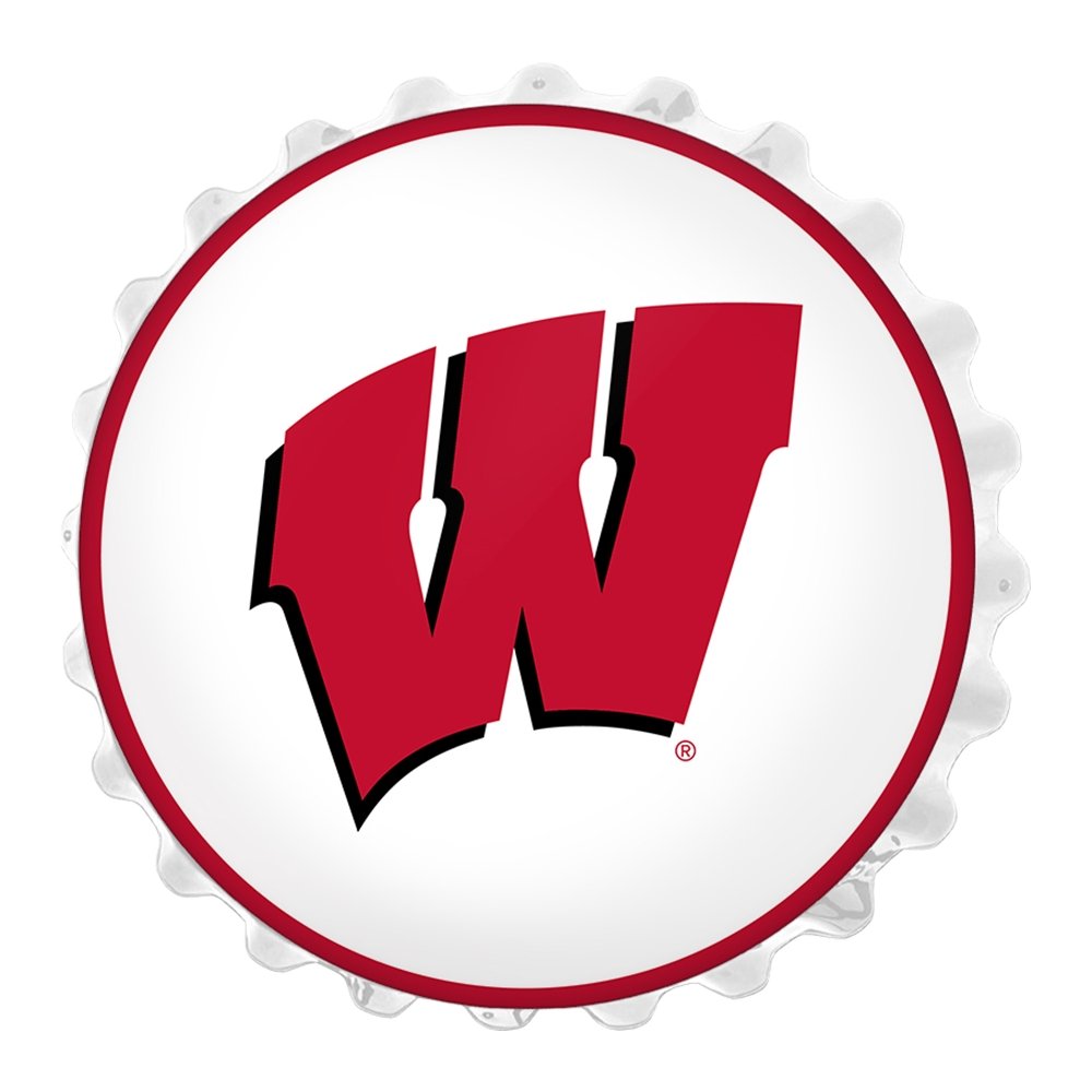 Wisconsin Badgers: Bottle Cap Wall Light - The Fan-Brand