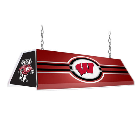 Wisconsin Badgers: Edge Glow Pool Table Light - The Fan-Brand
