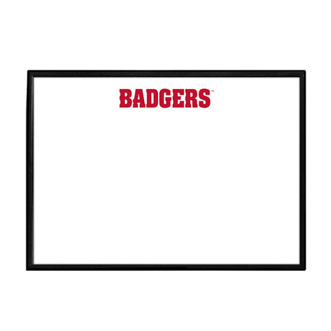 Wisconsin Badgers: Framed Dry Erase Wall Sign - The Fan-Brand
