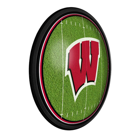 Wisconsin Badgers: On the 50 - Slimline Lighted Wall Sign - The Fan-Brand