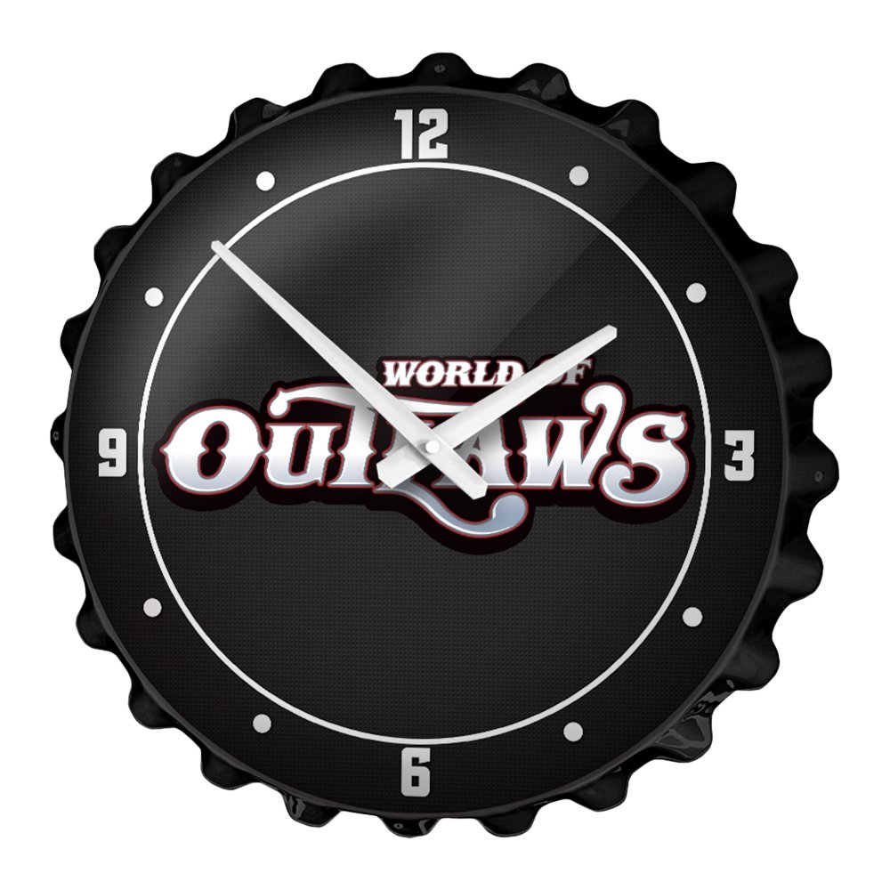 World of Outlaws: Bottle Cap Wall Clock - The Fan-Brand
