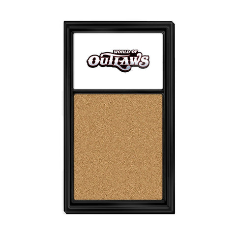 World of Outlaws: Cork Note Board - The Fan-Brand