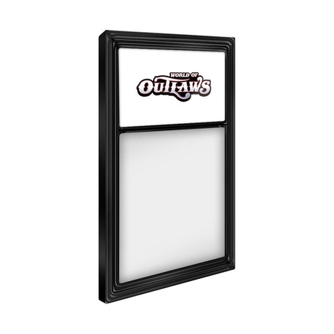 World of Outlaws: Dry Erase Note Board - The Fan-Brand