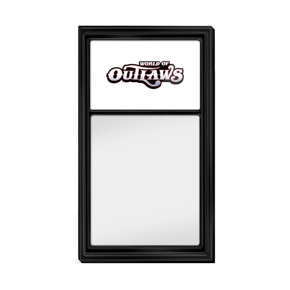 World of Outlaws: Dry Erase Note Board - The Fan-Brand