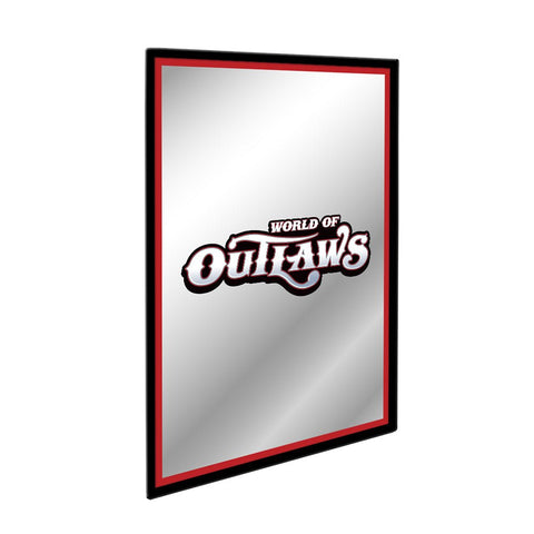 World of Outlaws: Logo - Framed Mirrored Wall Sign - The Fan-Brand