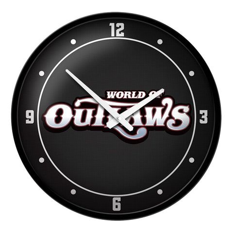 World of Outlaws: Modern Disc Wall Clock - The Fan-Brand
