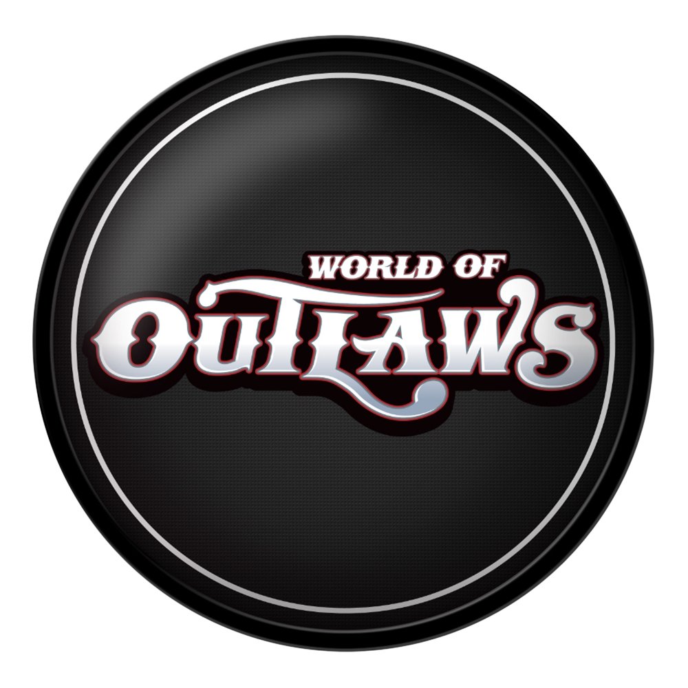 World of Outlaws: Modern Disc Wall Sign - The Fan-Brand