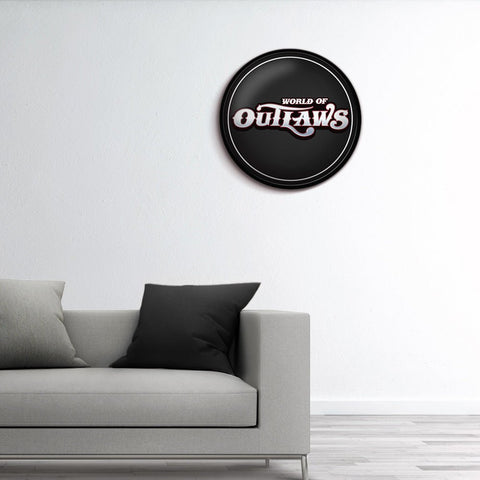 World of Outlaws: Modern Disc Wall Sign - The Fan-Brand