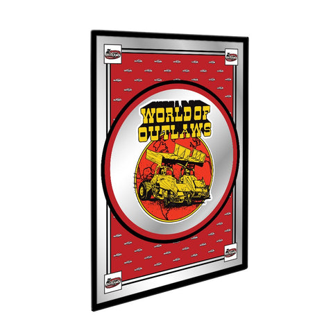 World of Outlaws: Spirit Design - Framed Mirrored Wall Sign - The Fan-Brand