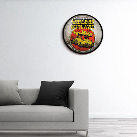 World of Outlaws: Throwback - Modern Disc Wall Sign - The Fan-Brand