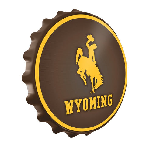 Wyoming Cowboys: Bottle Cap Wall Sign - The Fan-Brand
