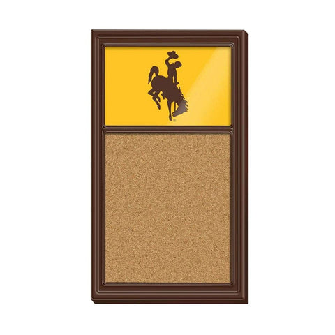Wyoming Cowboys: Cork Note Board - The Fan-Brand