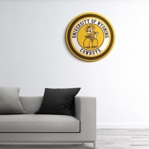 Wyoming Cowboys: Pistol Pete - Modern Disc Wall Sign - The Fan-Brand