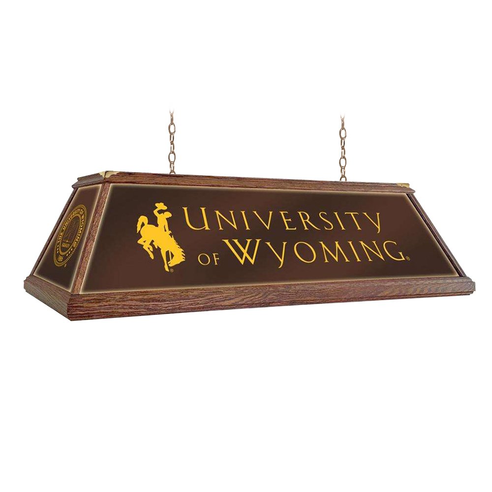 Wyoming Cowboys: Premium Wood Pool Table Light - The Fan-Brand