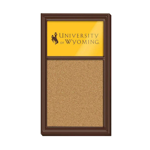 Wyoming Cowboys: University Logo - Cork Note Board - The Fan-Brand