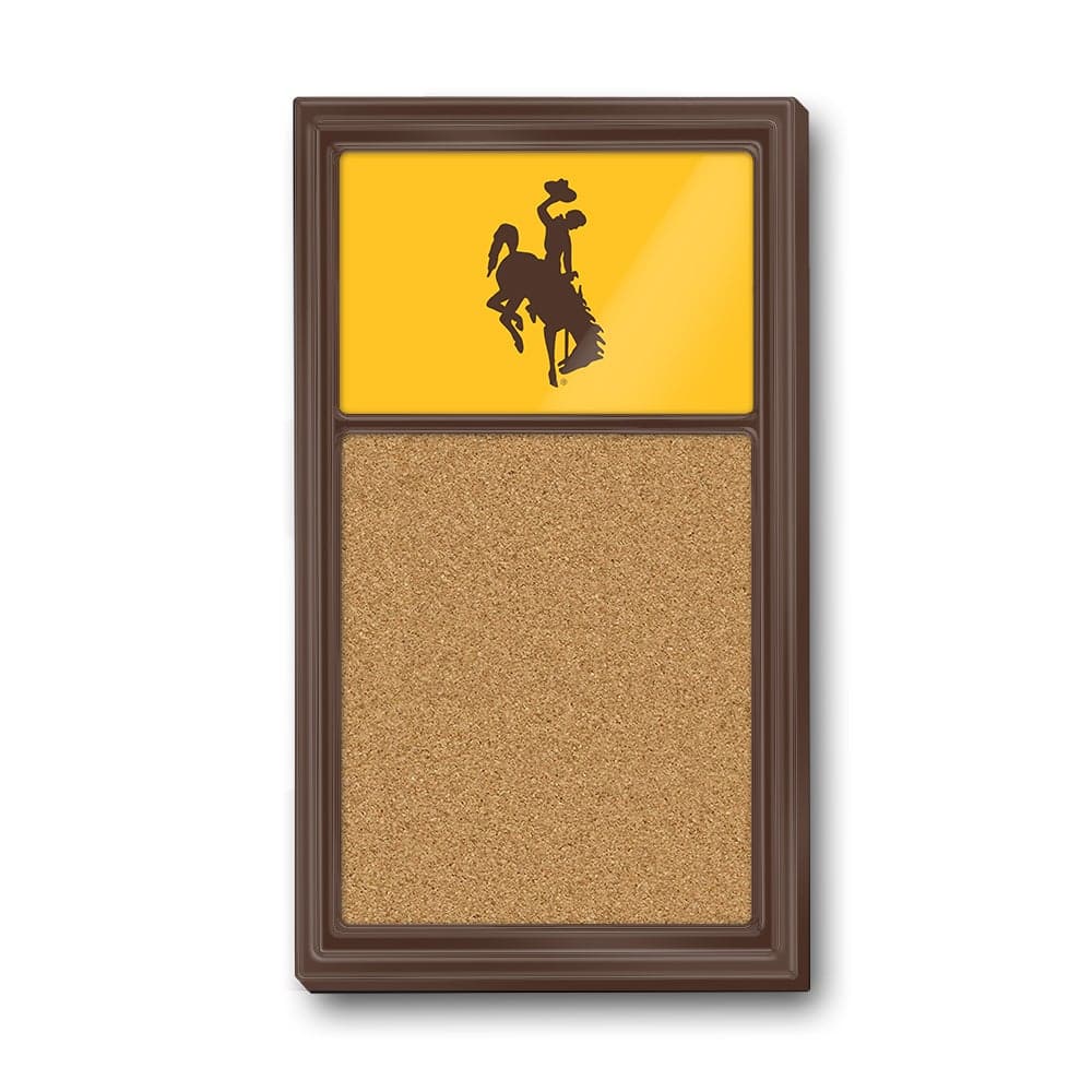Wyoming Cowboys: WYO - Cork Note Board - The Fan-Brand