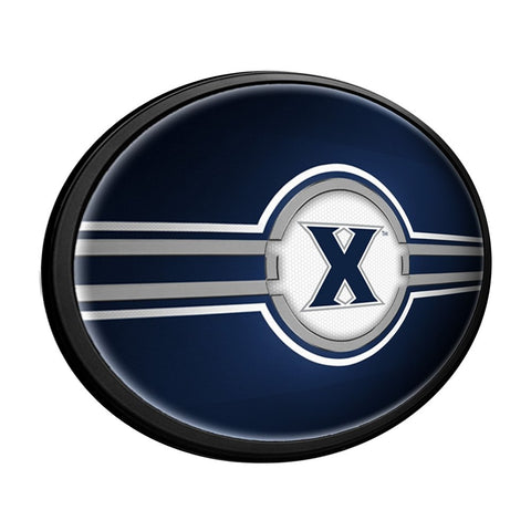 Xavier Musketeers: Oval Slimline Lighted Wall Sign - The Fan-Brand